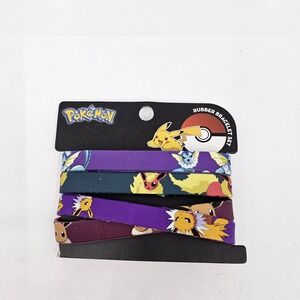 Loungefly Pokemon Rubber Eevee Evolutions Bracelet Set
